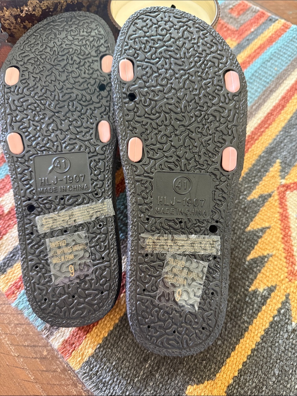 Sparkle Slide Sandals - Pink Crystal Embellished Women’s Slides - Picture 5 of 5